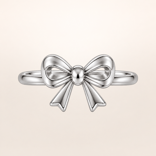 BLONDEER AMORETTE RUBAN, SCULPTED BOW RING
