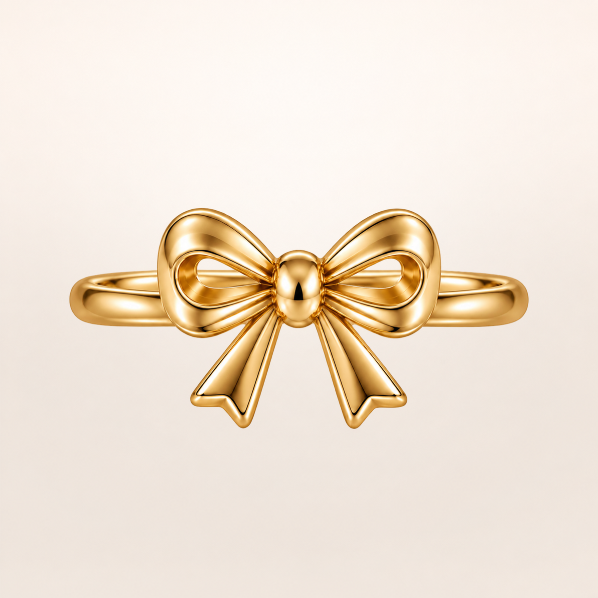 BLONDEER AMORETTE RUBAN, SCULPTED BOW RING