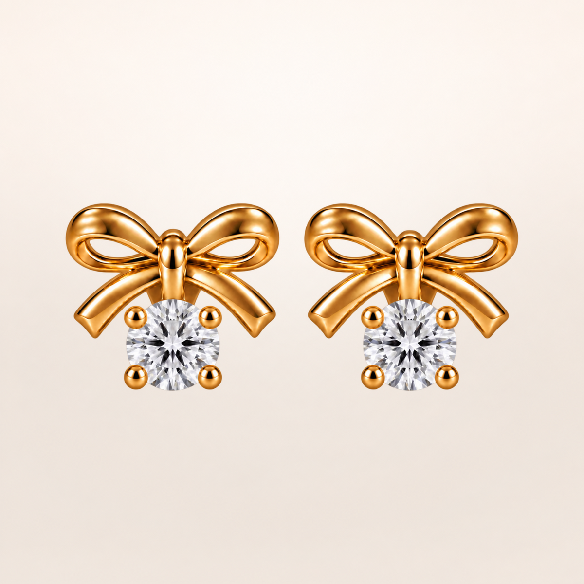 BLONDEER AMORETTE RUBAN Yellow gold colorless studio