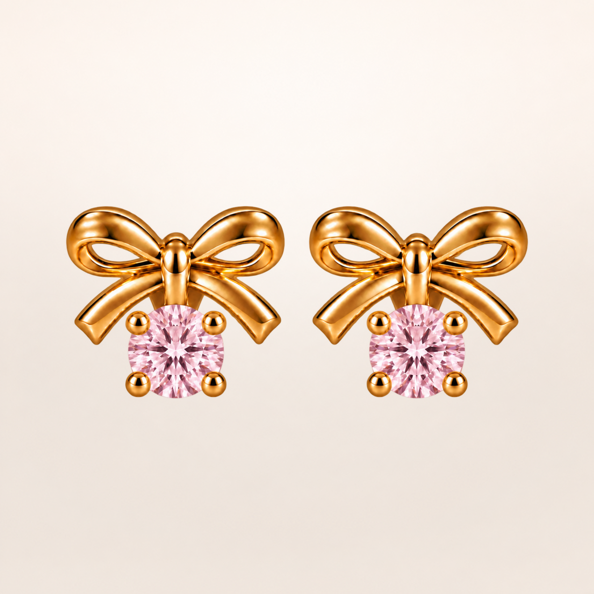 BLONDEER AMORETTE RUBAN Yellow gold pink studio