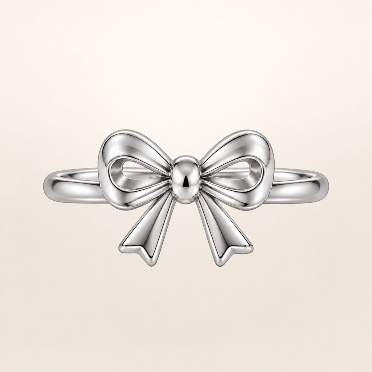 BLONDEER AMORETTE RUBAN, SCULPTED BOW RING