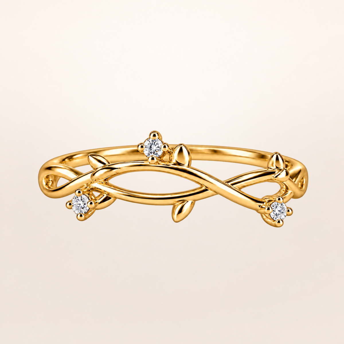 BLONDEER BOTANIQUE ÉPINE, DIAMOND VINE RING