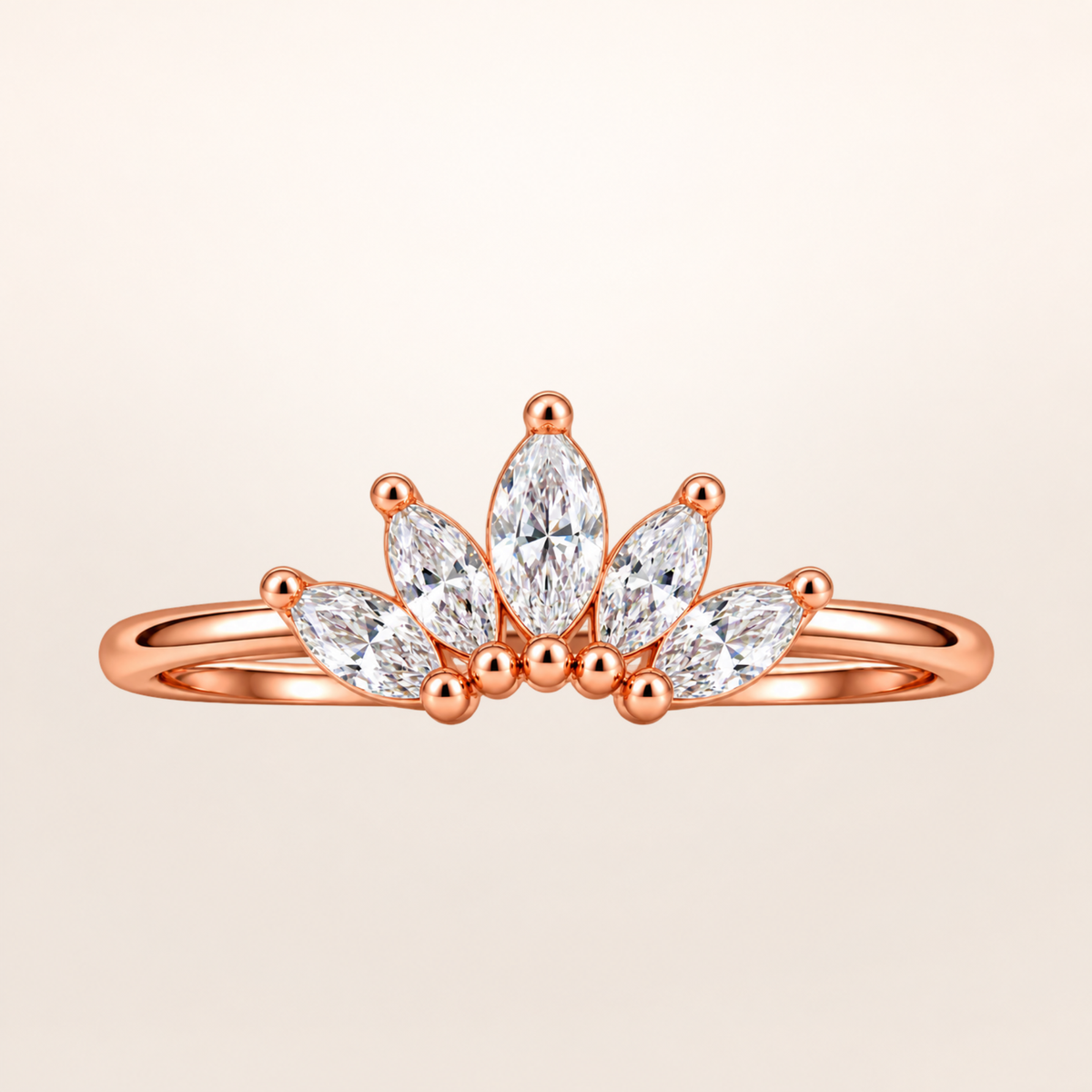 BLONDEER GRÂCE DIADEME, MARQUISE DIAMOND RING