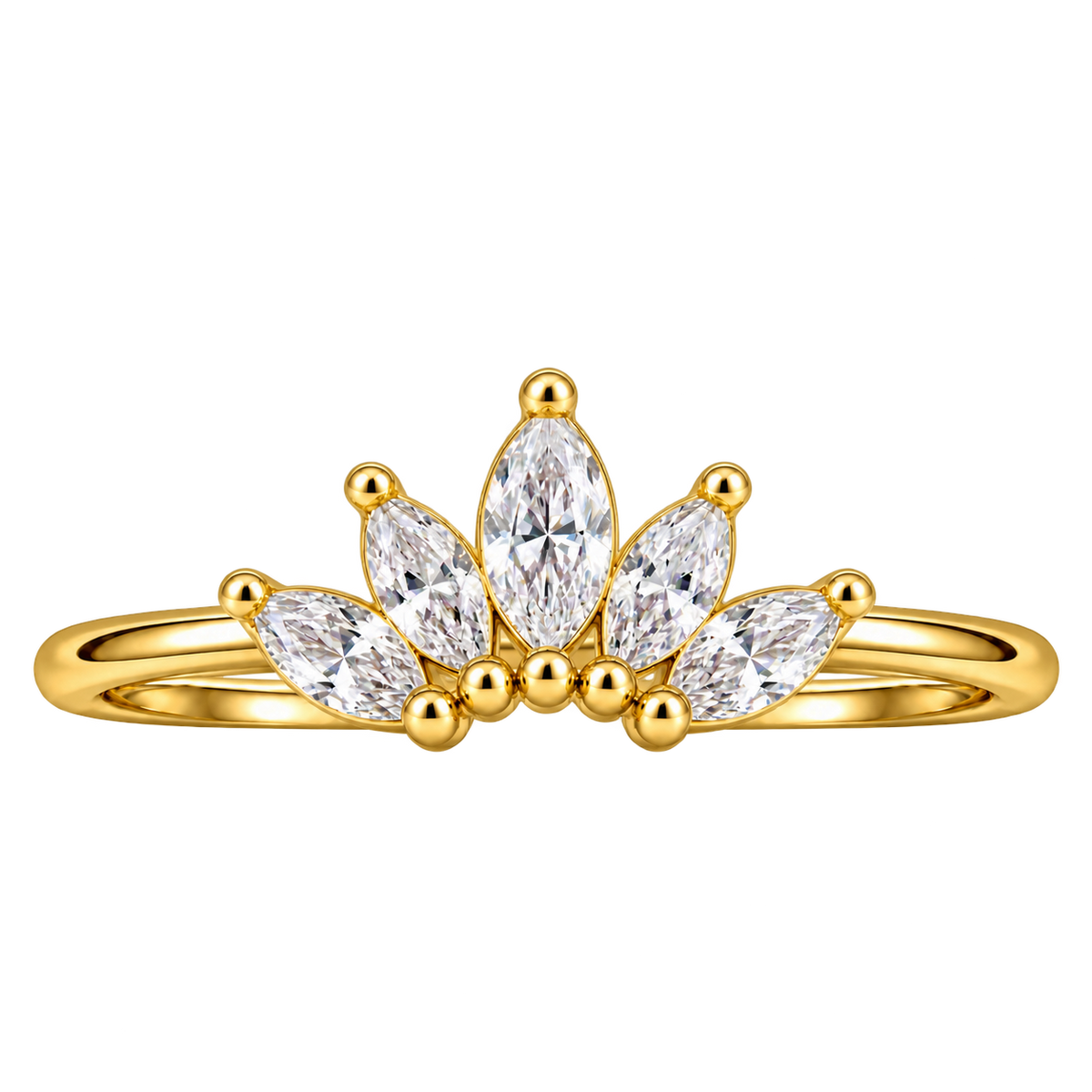 BLONDEER GRÂCE DIADEME — Yellow Gold, Colorless diamonds