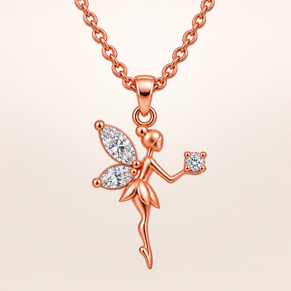 BLONDEER ANIMALÉ FÉE rose gold colorless studio background