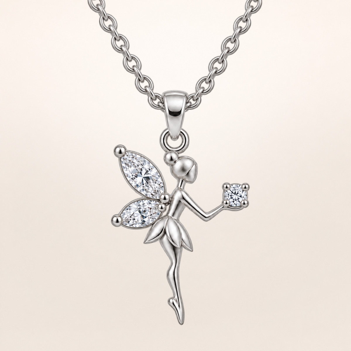 BLONDEER ANIMALÉ FÉE white gold colorless studio background