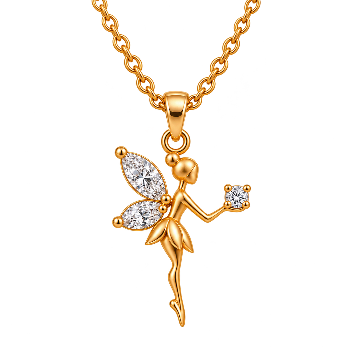 BLONDEER ANIMALÉ FÉE yellow gold colorless transparent variant
