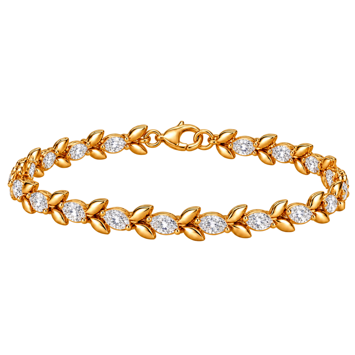 BLONDEER BOTANIQUE FLEUR — Yellow Gold, Colorless diamonds — transparent variant